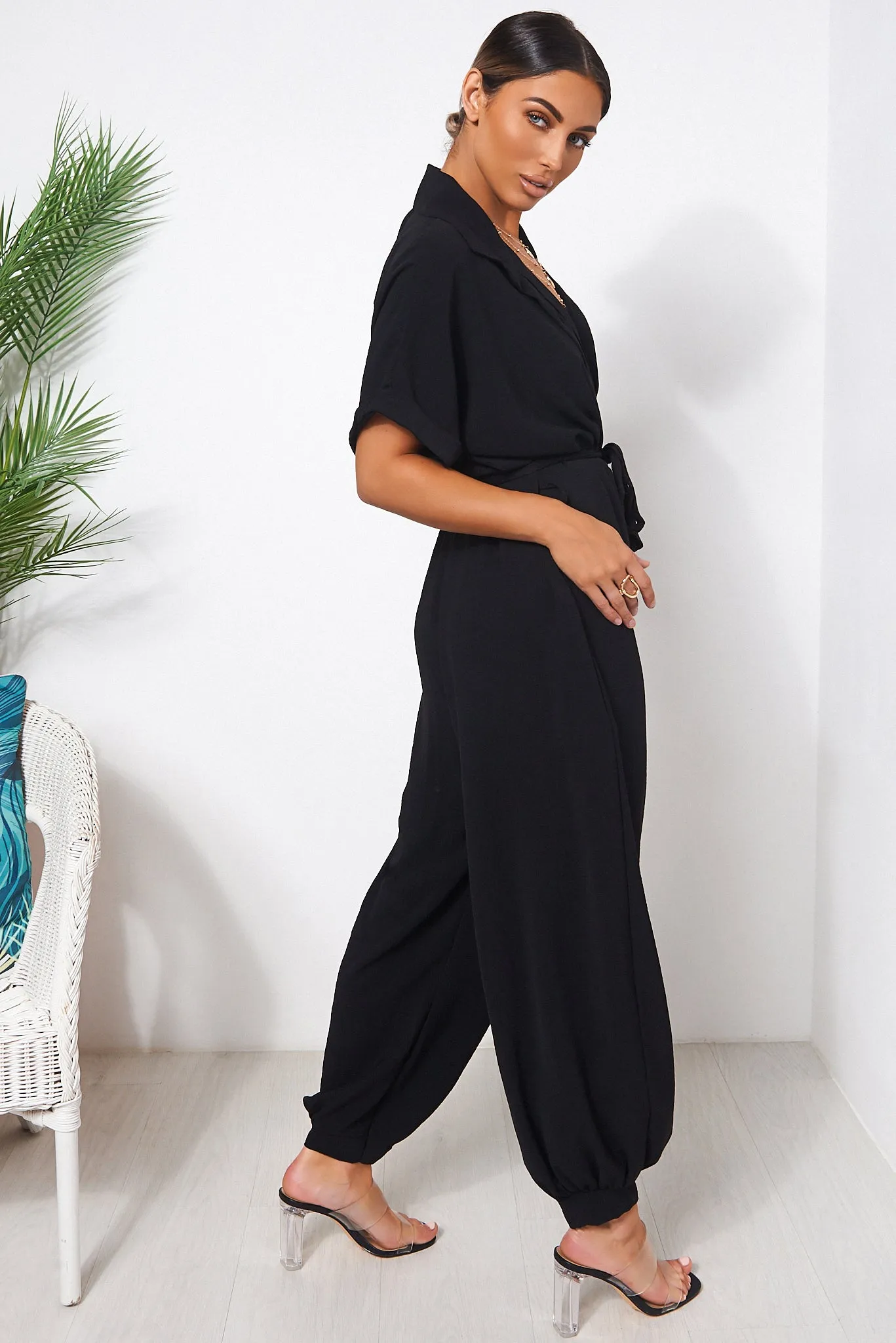 Bailey Black Wide Leg Jumpsuit