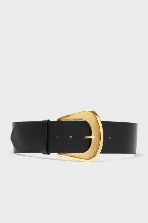 Black and Gold Matilda Napa Belt