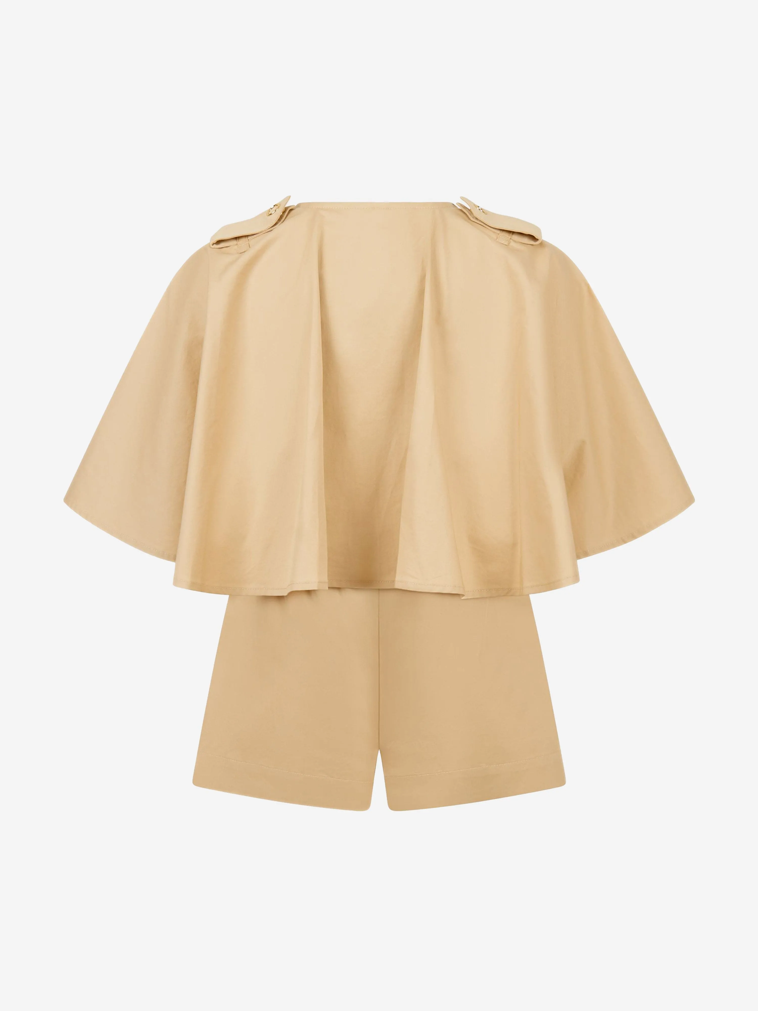 Burberry Girls Logo Print Playsuit