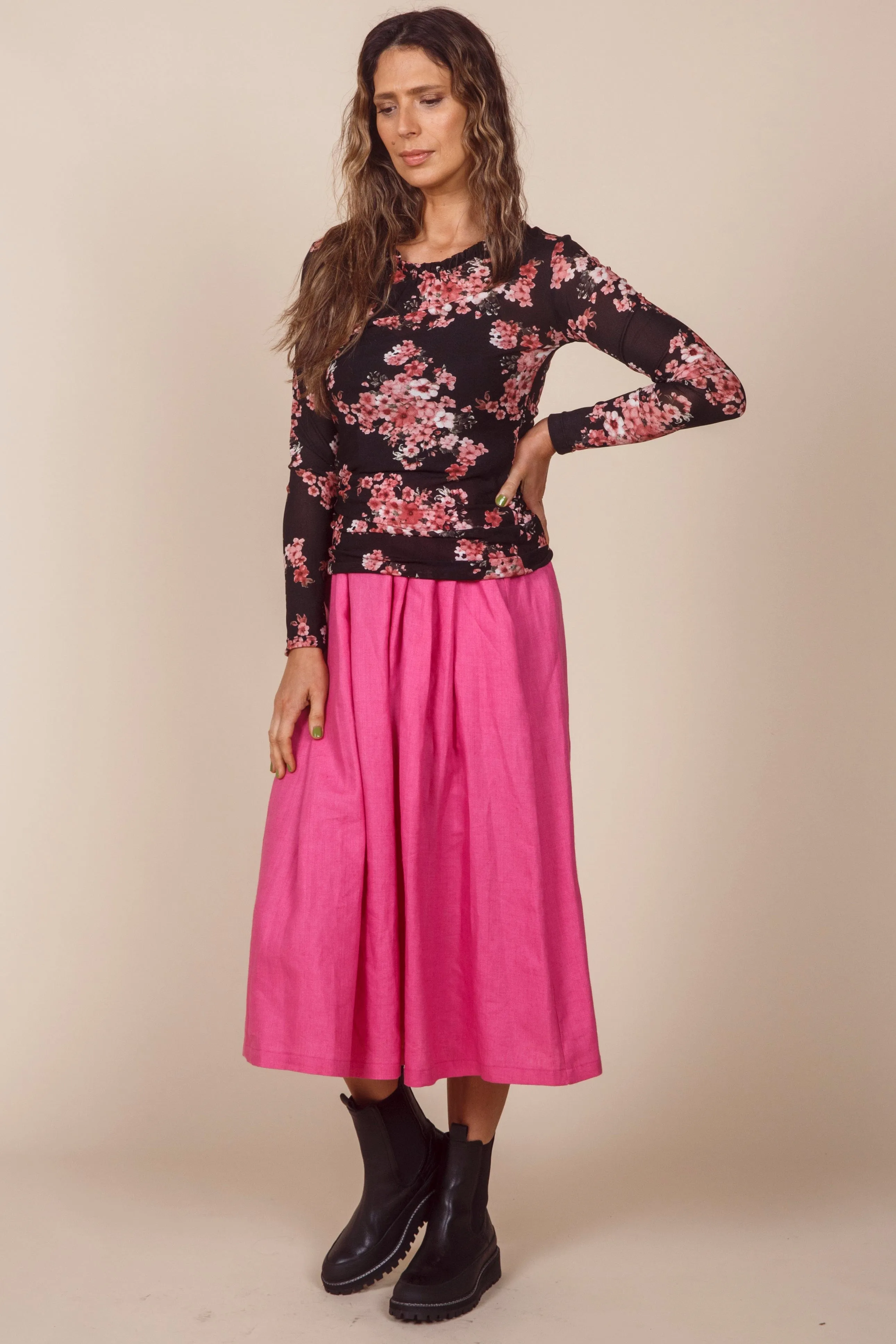 Dalston Natalia Mesh Top