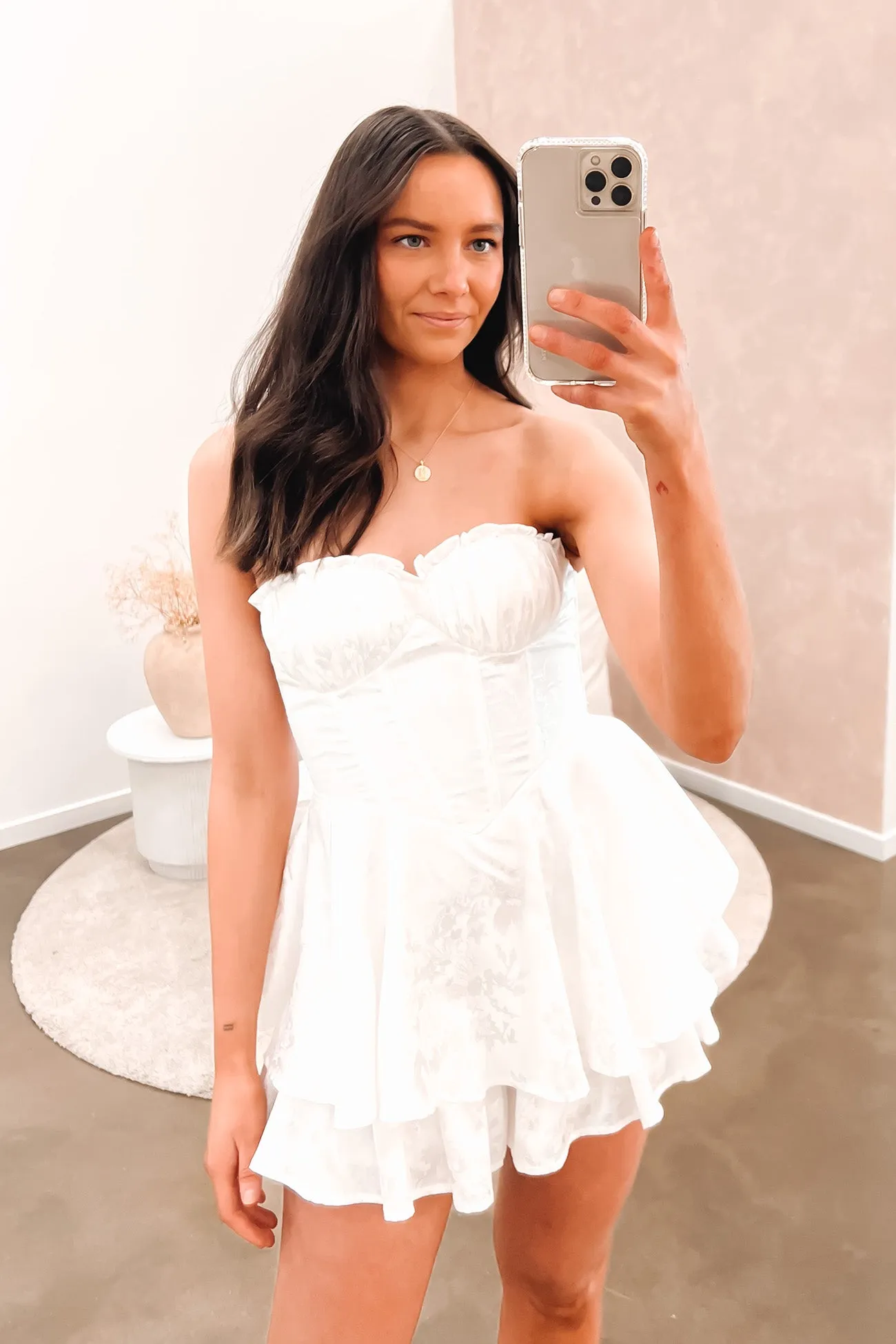 Dixie Playsuit White