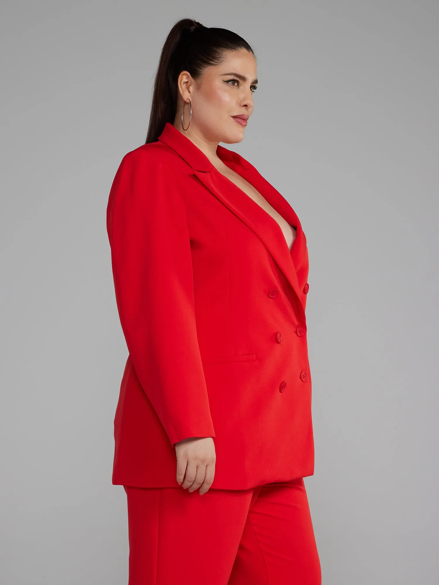 Double Breasted Tailored Blazer