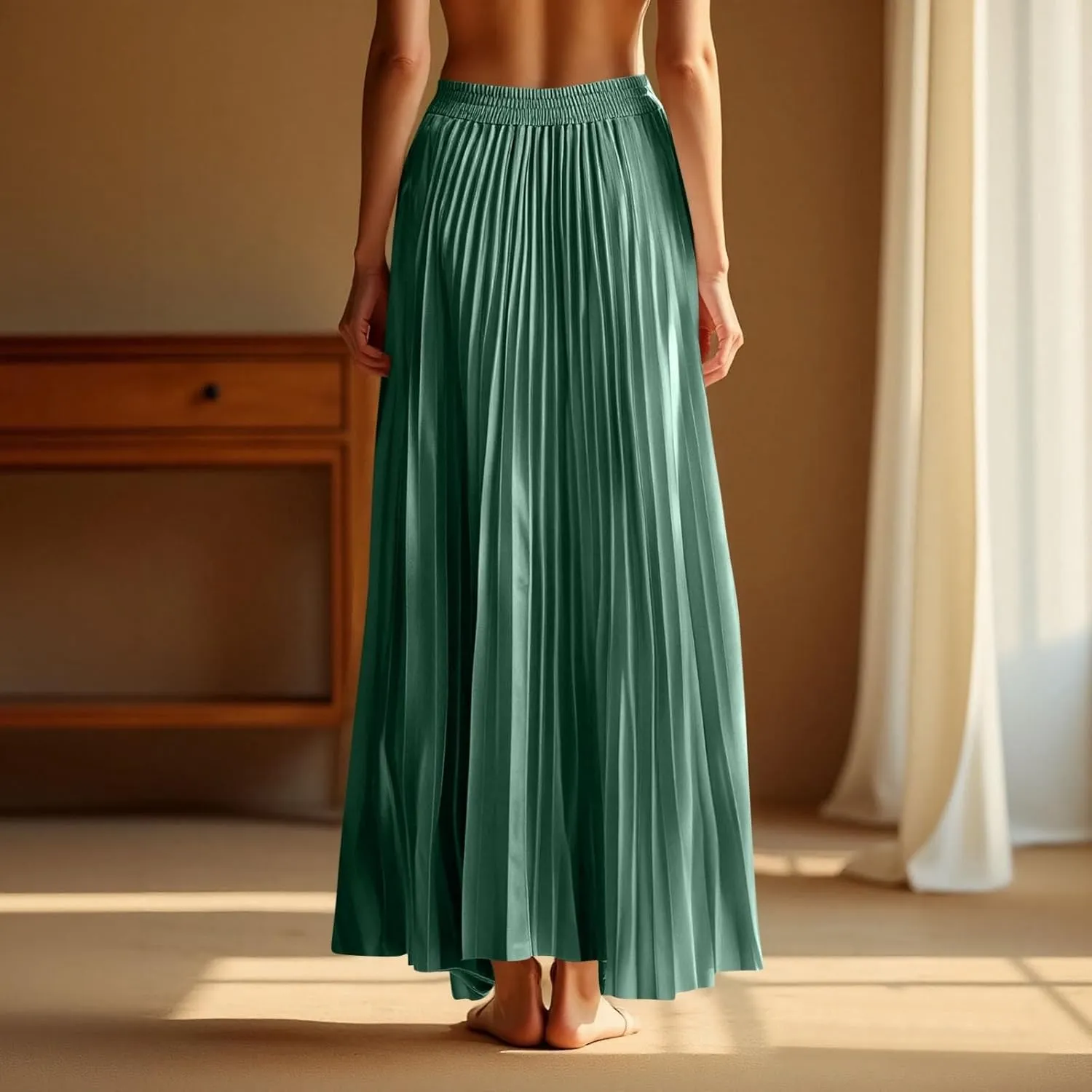 Floral Skirts for Women Flutter Peasant Casual Going Out Elastic Waist Festival Flowy Travel Smocked Boho Skirts for Women