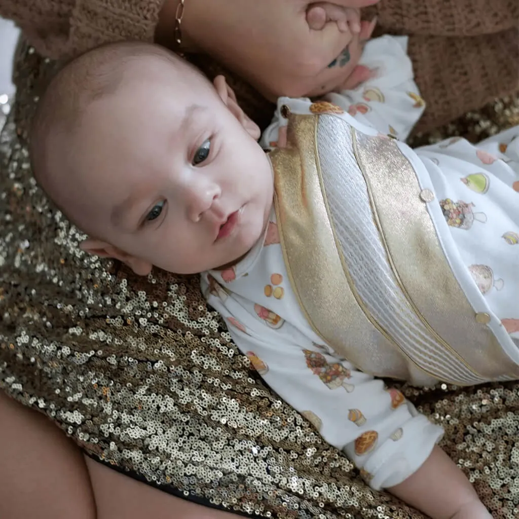 Gold Playsuit Sweetie Pie