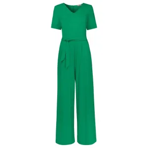 Joe Browns 14 Green Polly Jersey Jumpsuit