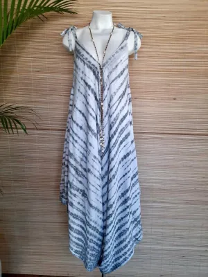 JUMPER LOUNA New Tie Dye White/ Grey
