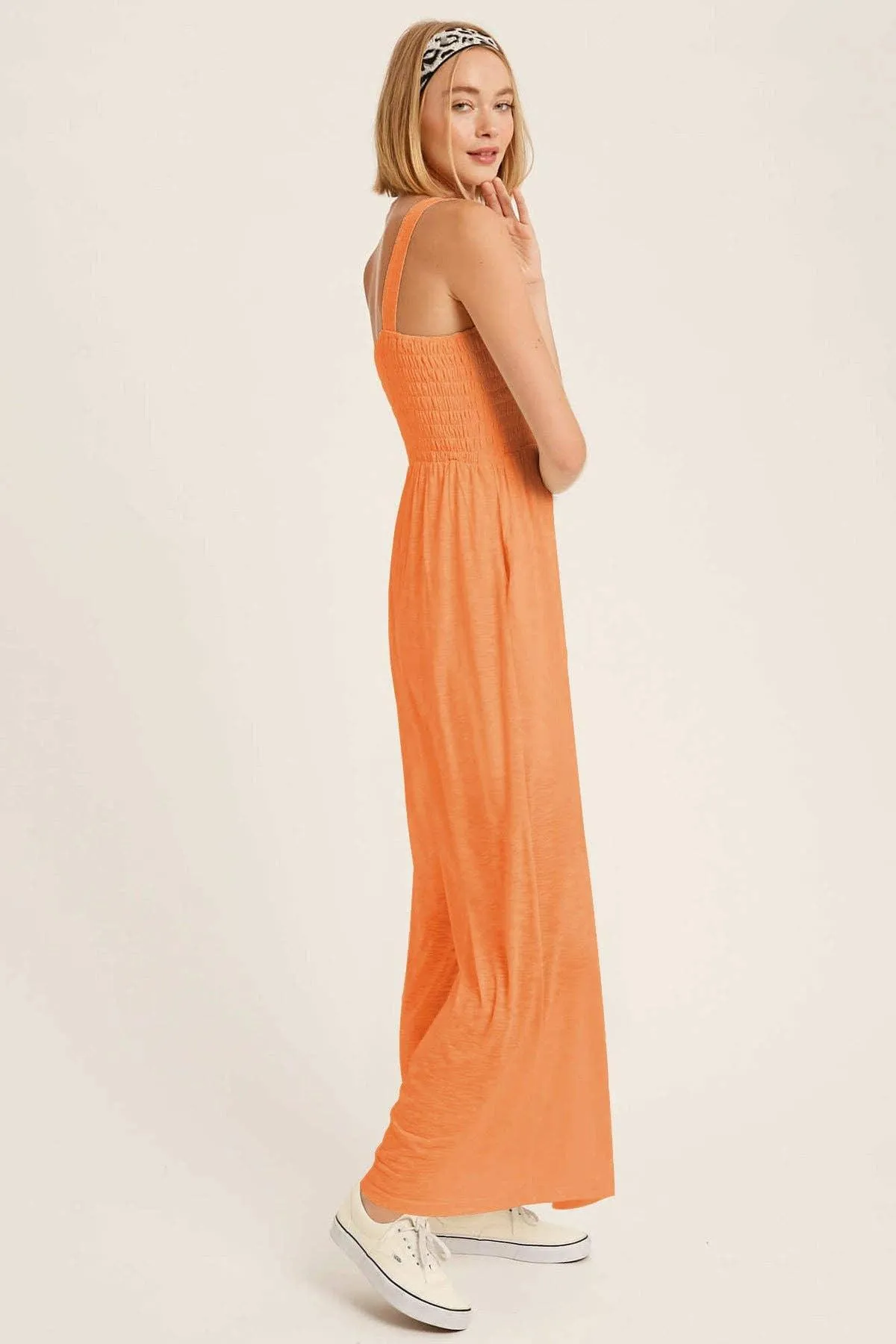 Ladies Strape Wide Leg Jumpsuits GKAX