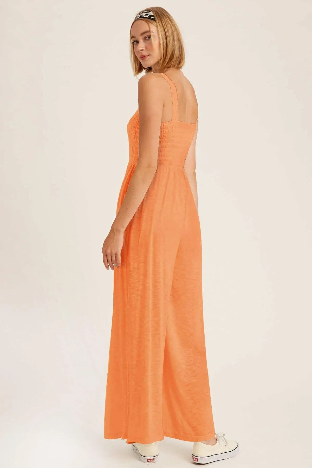 Ladies Strape Wide Leg Jumpsuits GKAX