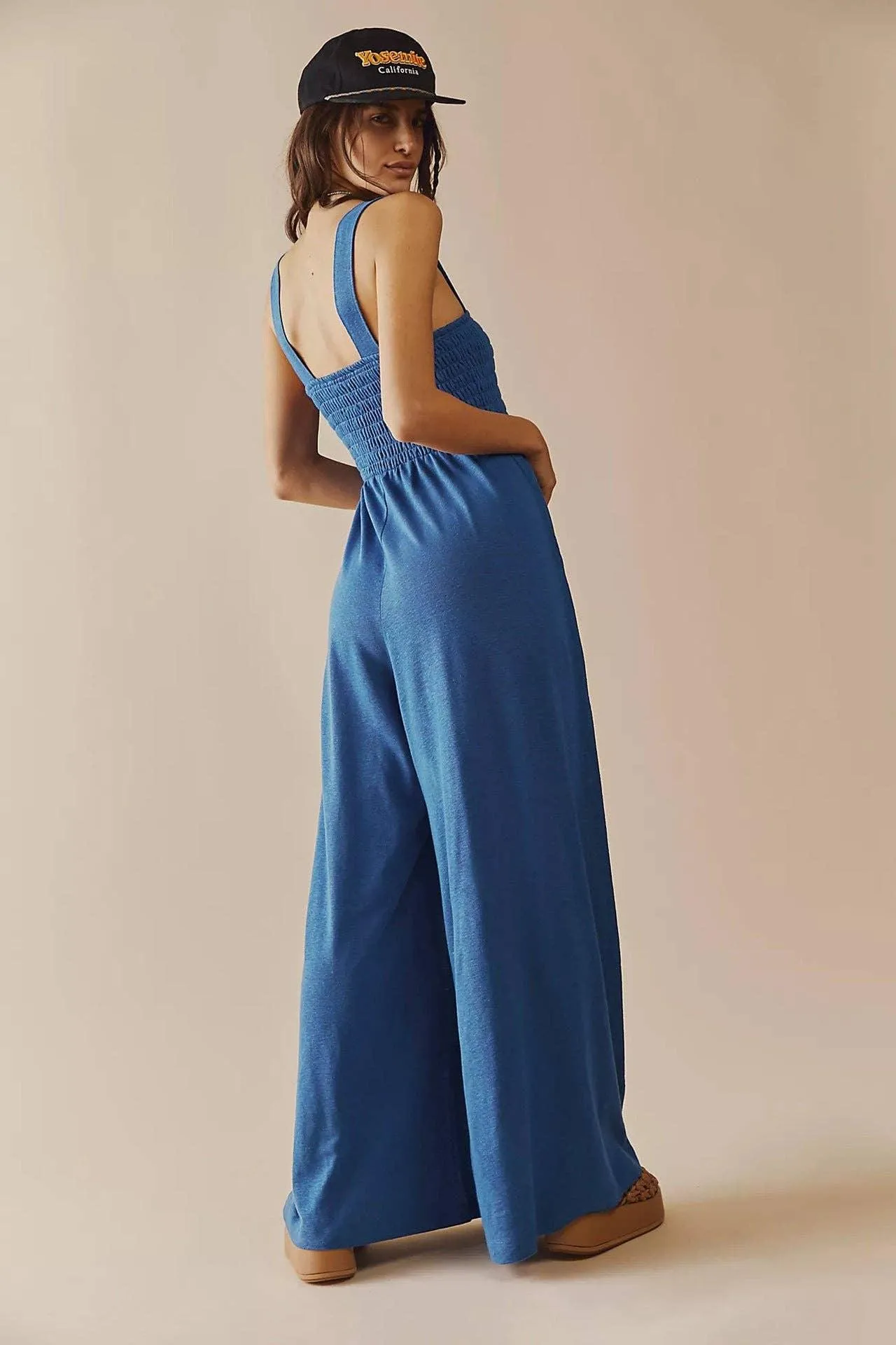 Ladies Strape Wide Leg Jumpsuits GKAX