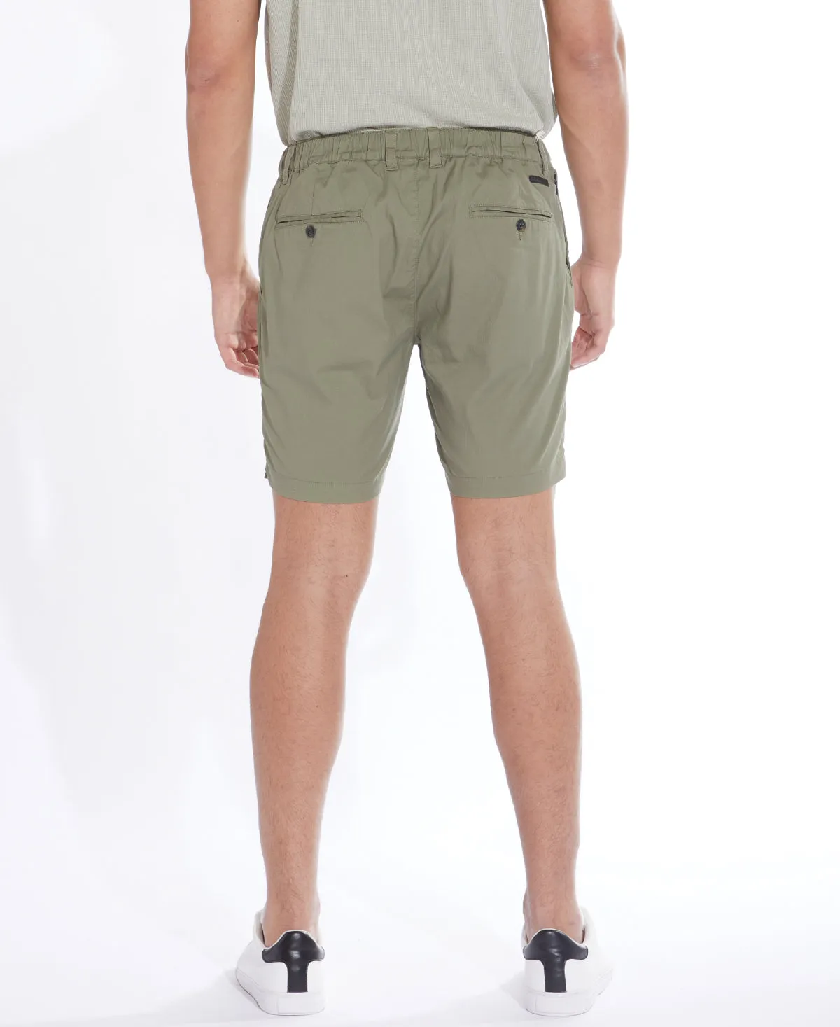 Lucas 6" Tailored Short (Light Olive)