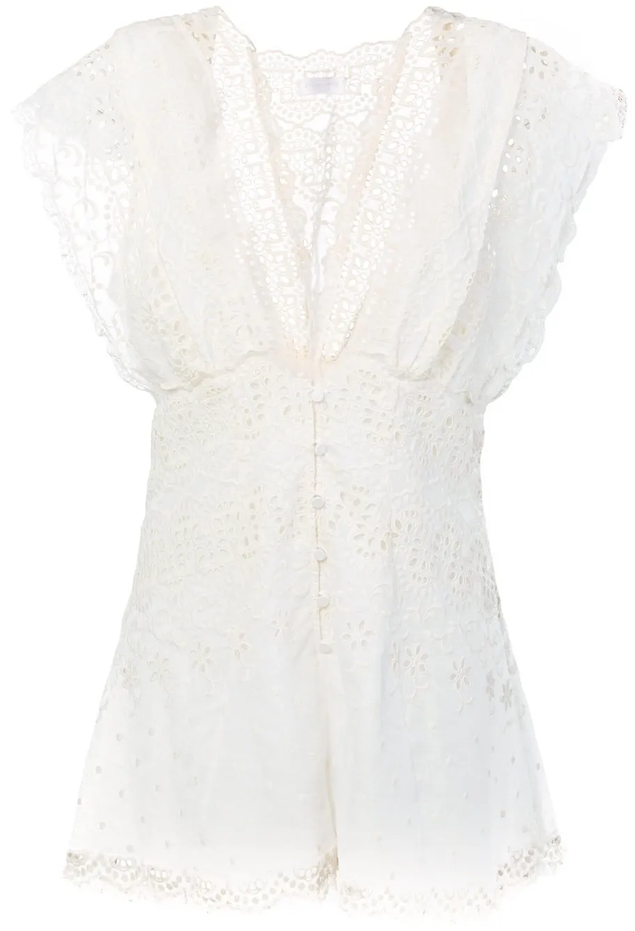 'Paradiso' Chevron Playsuit