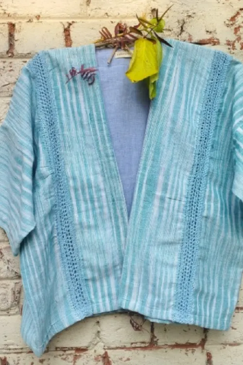 Patch Over Patch Seagreen Eye Jacket