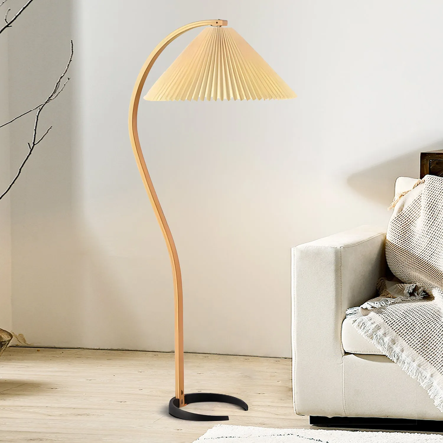 Pleated Floor Lamp