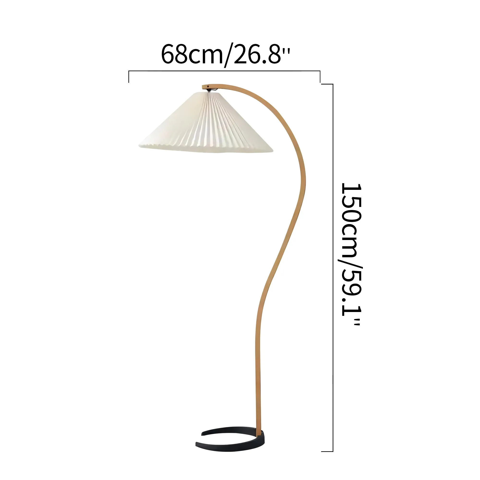 Pleated Floor Lamp