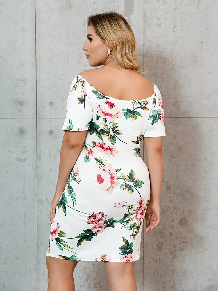 Pleated Slim Fit Dress