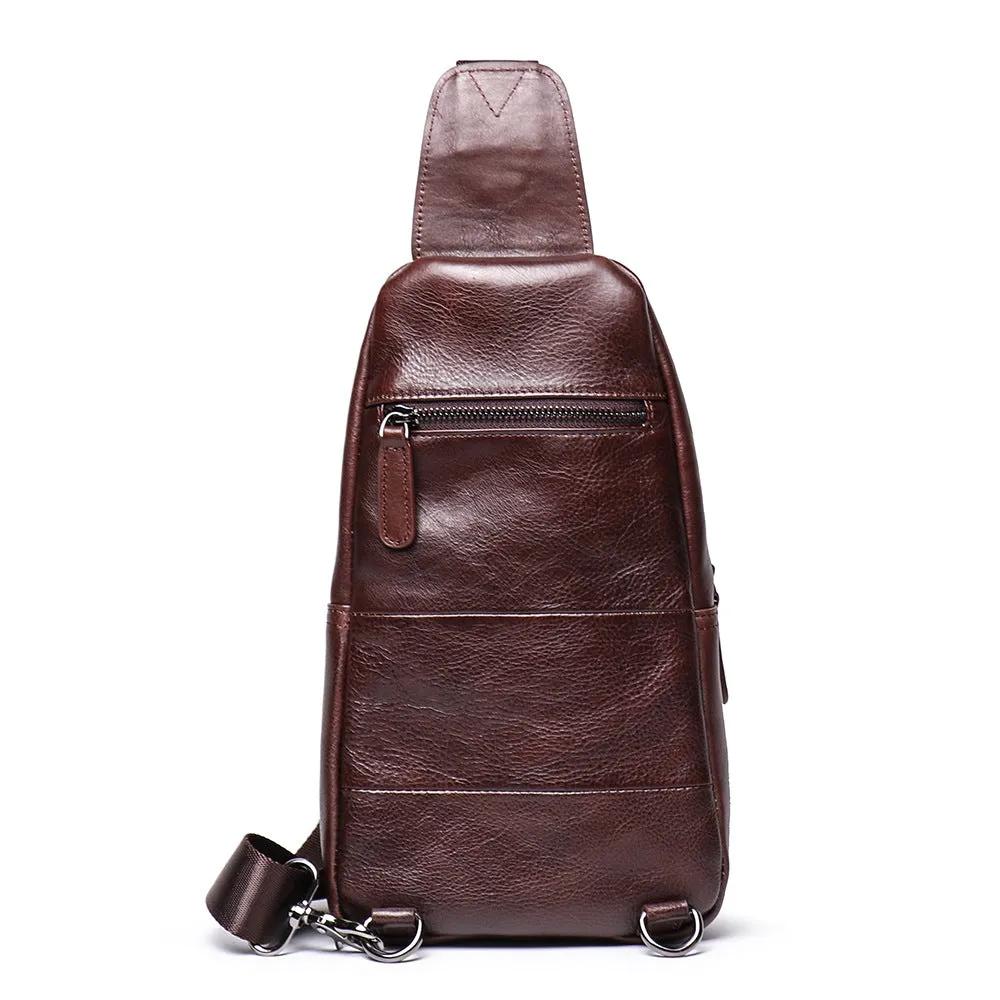 Retro Casaul Leather Chest Pack Bags L9040