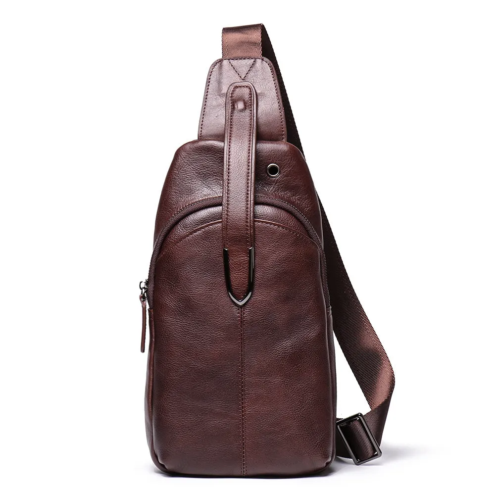 Retro Casaul Leather Chest Pack Bags L9040