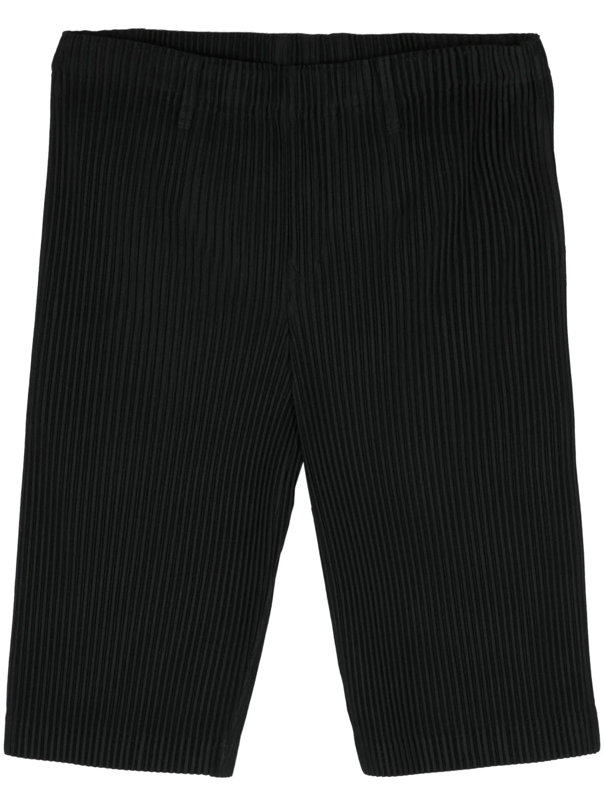 SS24 Tailored Pleats Shorts - Black