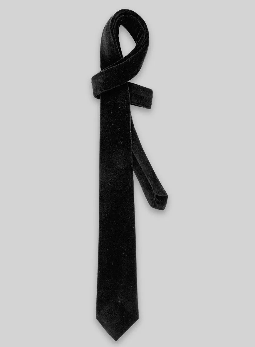 Velvet Tie - Black