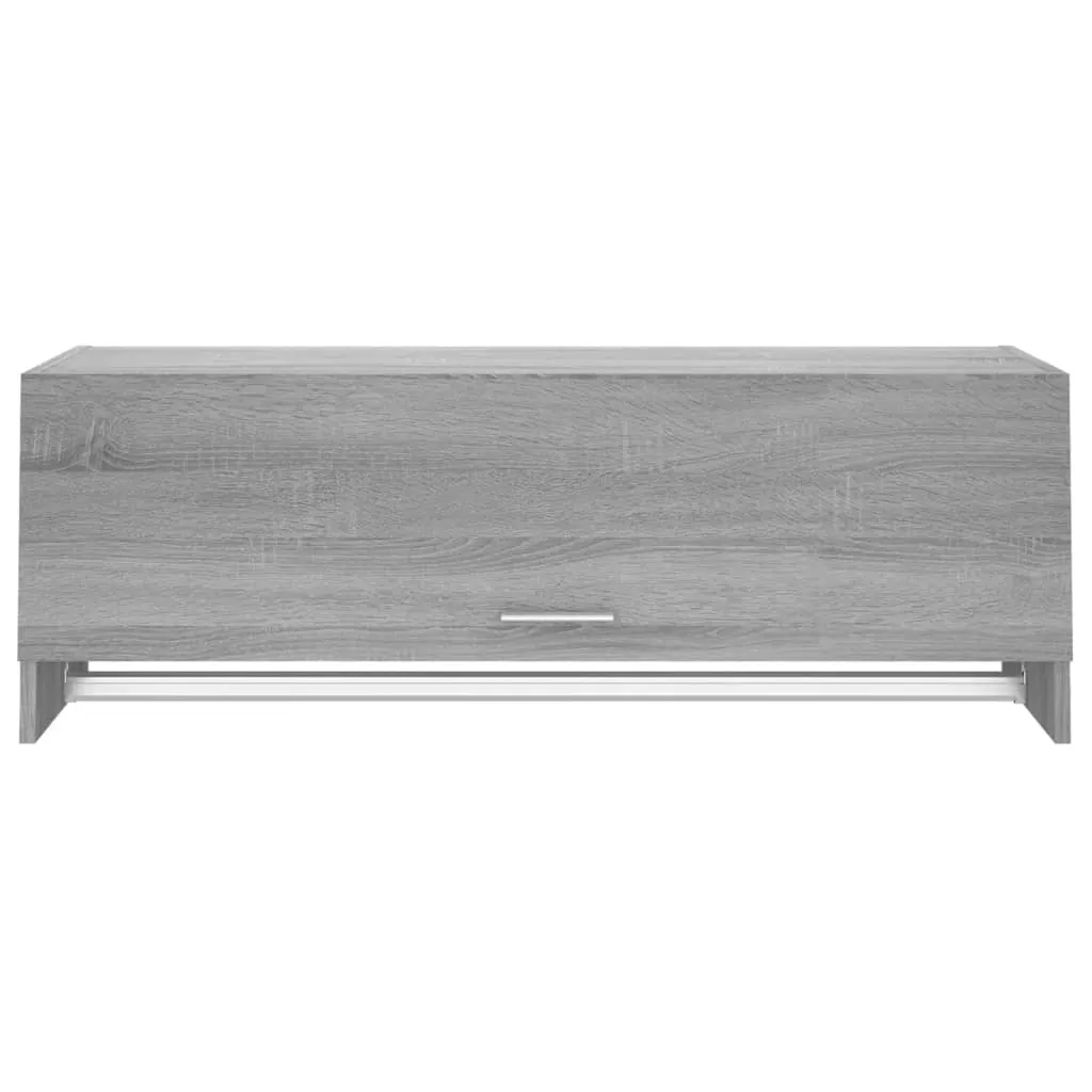 vidaXL Wardrobe Grey Sonoma 100x32.5x35 cm Engineered Wood