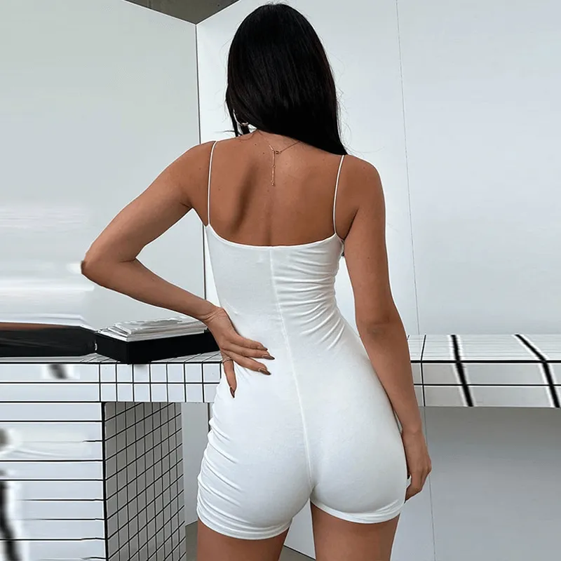 Women's Tight Sexy Short Jumpsuit with Straps - SF1047
